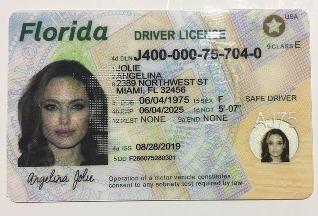 Fake Driving License - Florida