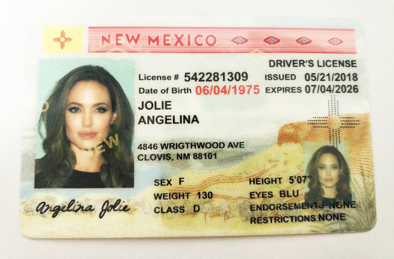 Fake Driving License - New Mexico